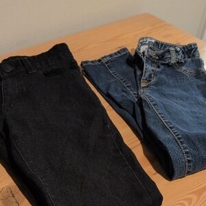 Black and Blue Denim Jeans